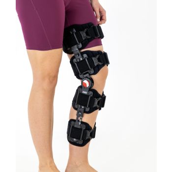 Orteza stawu kolanowego z zegarem i ujęciem stopy długa - OKD-28 - Reh4mat